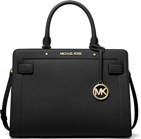 michael kors rayne black|Michael Kors Women's Rayne Leather Medium East .